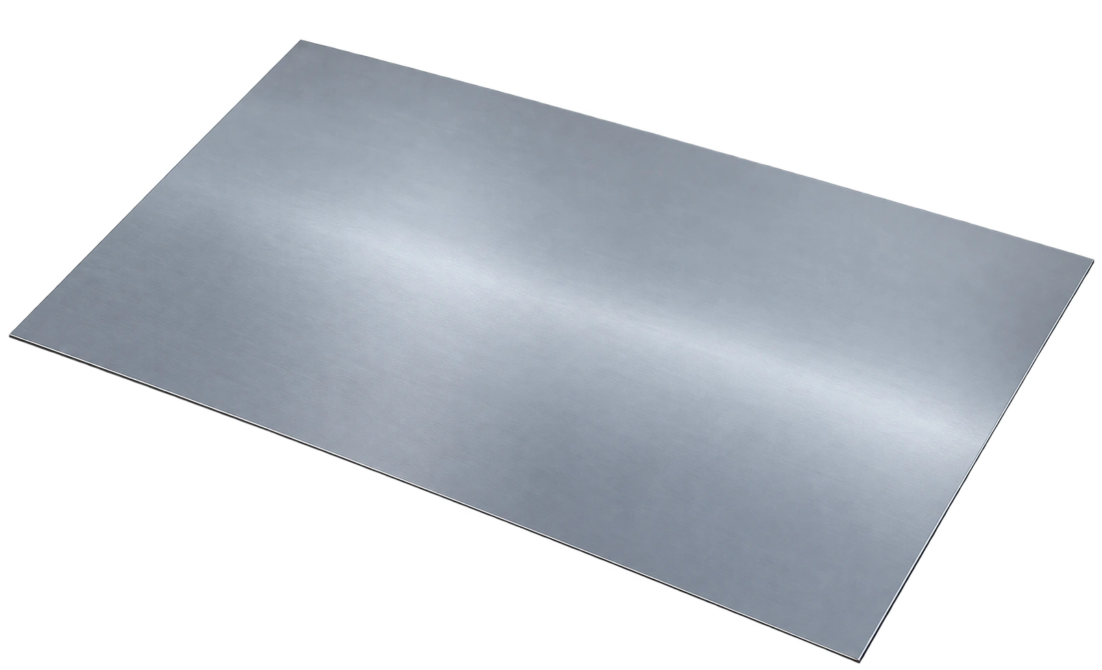Natural silver prime steel sheet based on your real sheet photograph